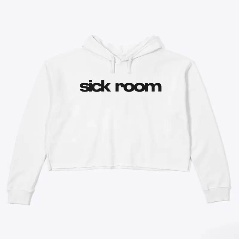 Sick Room crop top (White)