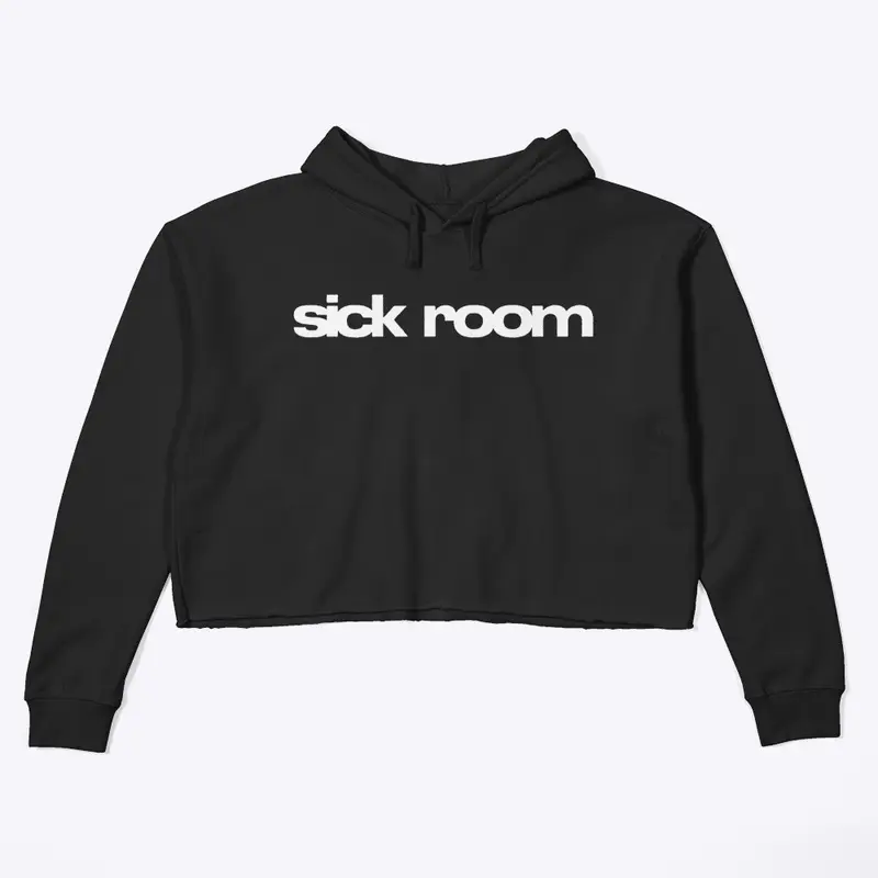 Sick Room crop top (Black)